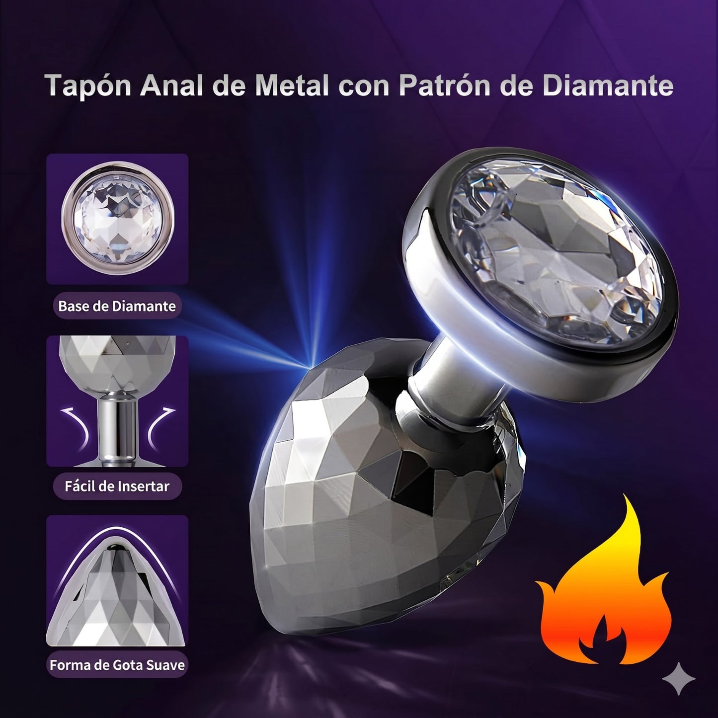 TAPON ANAL DIAMANTE H01071-S