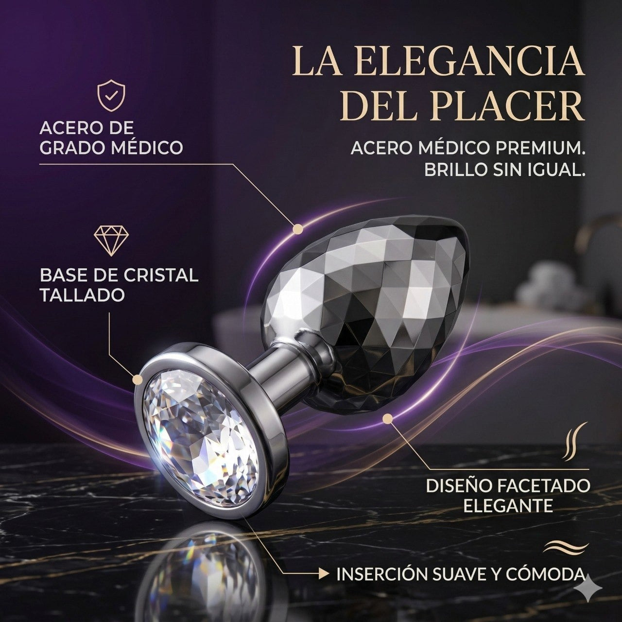 TAPON ANAL DIAMANTE H01071-S