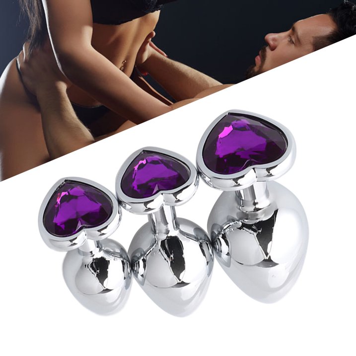 Tapón Anal DIAMANTE CORAZON H00051-S