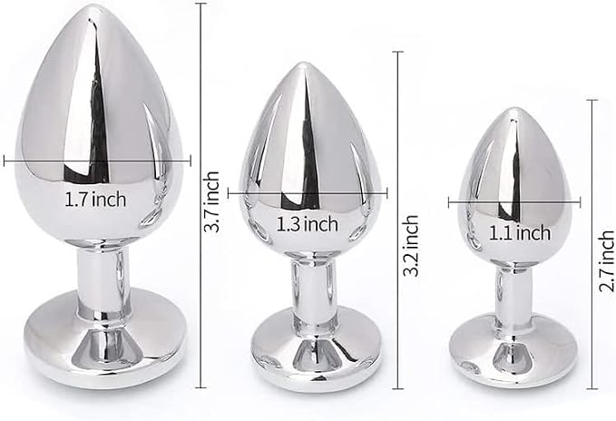 Tapón Anal DIAMANTE CORAZON H00051-S