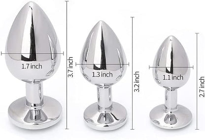 Tapón Anal DIAMANTE CORAZON H00051-S