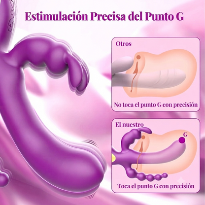 CONEJO VIBRADOR DOBLE ESTIMULO Z03104R