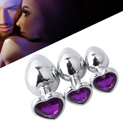 Tapón Anal DIAMANTE CORAZON H00051-S